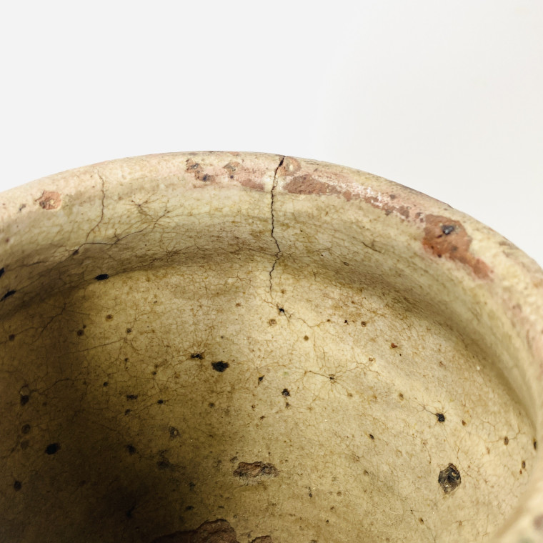 Teruel (Aragon - Espagne) Deux mortiers à décor vert et manganèse - XVIIe siècle