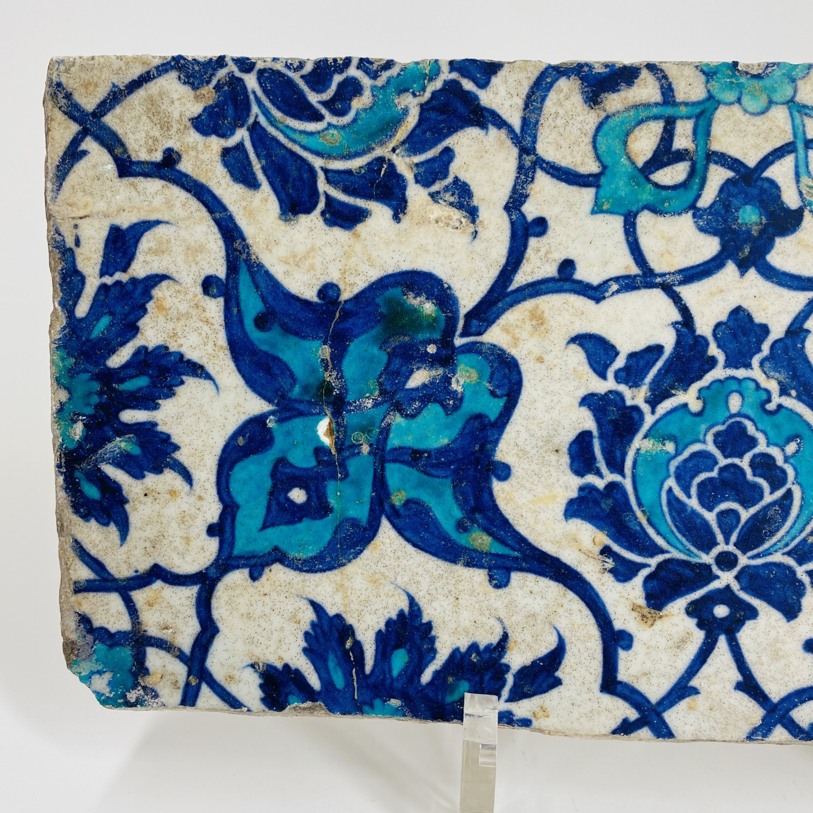 Iznik - Tile in blue and turquoise - Second quarter of the sisteenth century