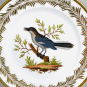 Paris (Nast) - Six assiettes en porcelaine à décor d'oiseaux - Début du XIXe siècle
