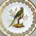 Paris (Nast) - Six assiettes en porcelaine à décor d'oiseaux - Début du XIXe siècle