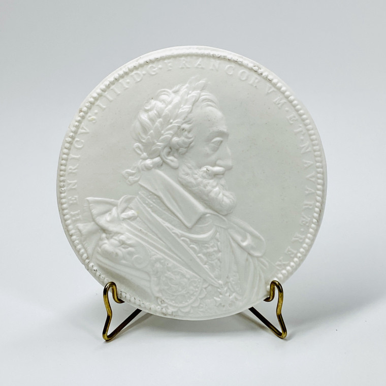 Brancas-Lauraguais - Médaillon en biscuit à l'effigie de Henri IV - XVIIIe siècle