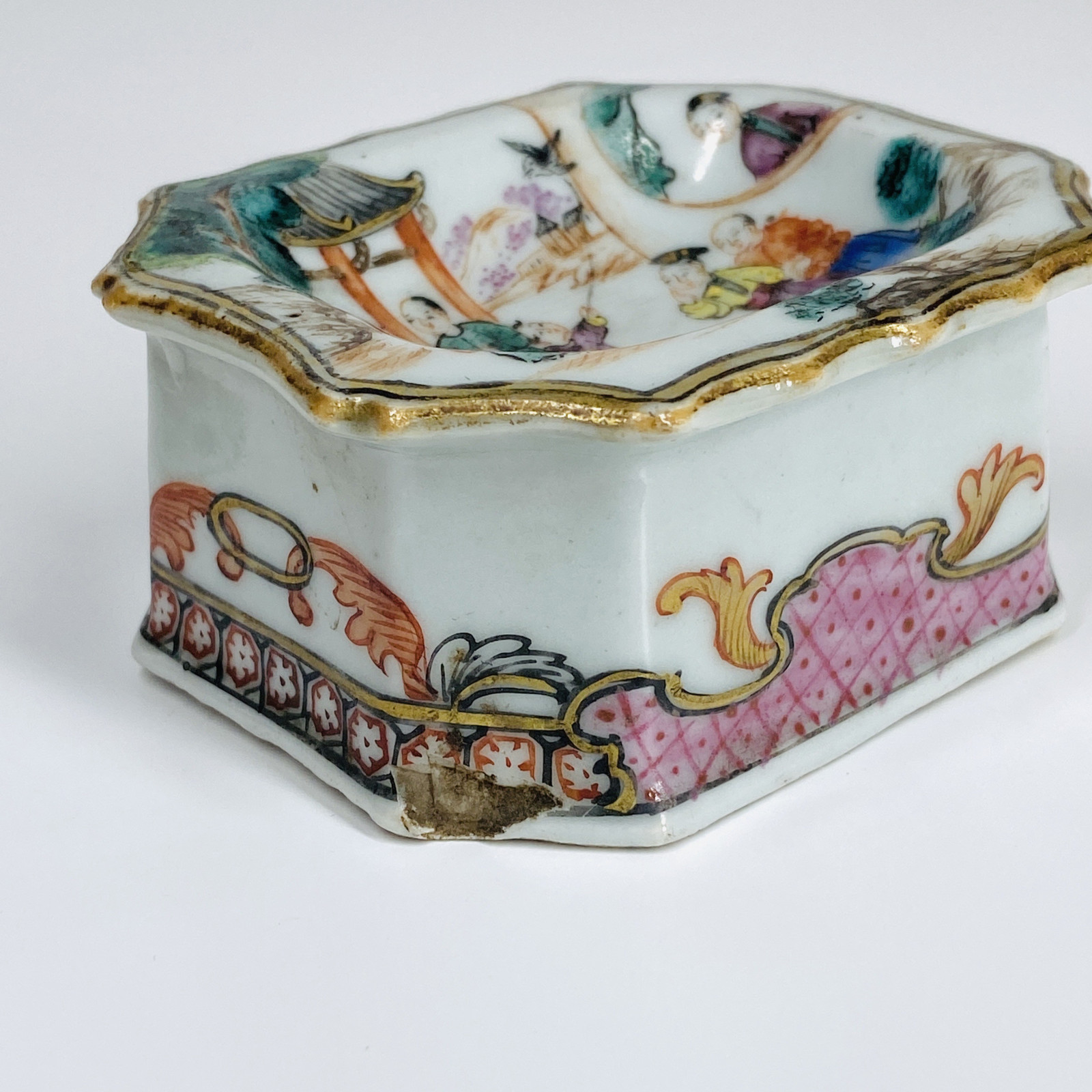 Chine - Paire de salerons - Époque Qianlong (1736-1795)