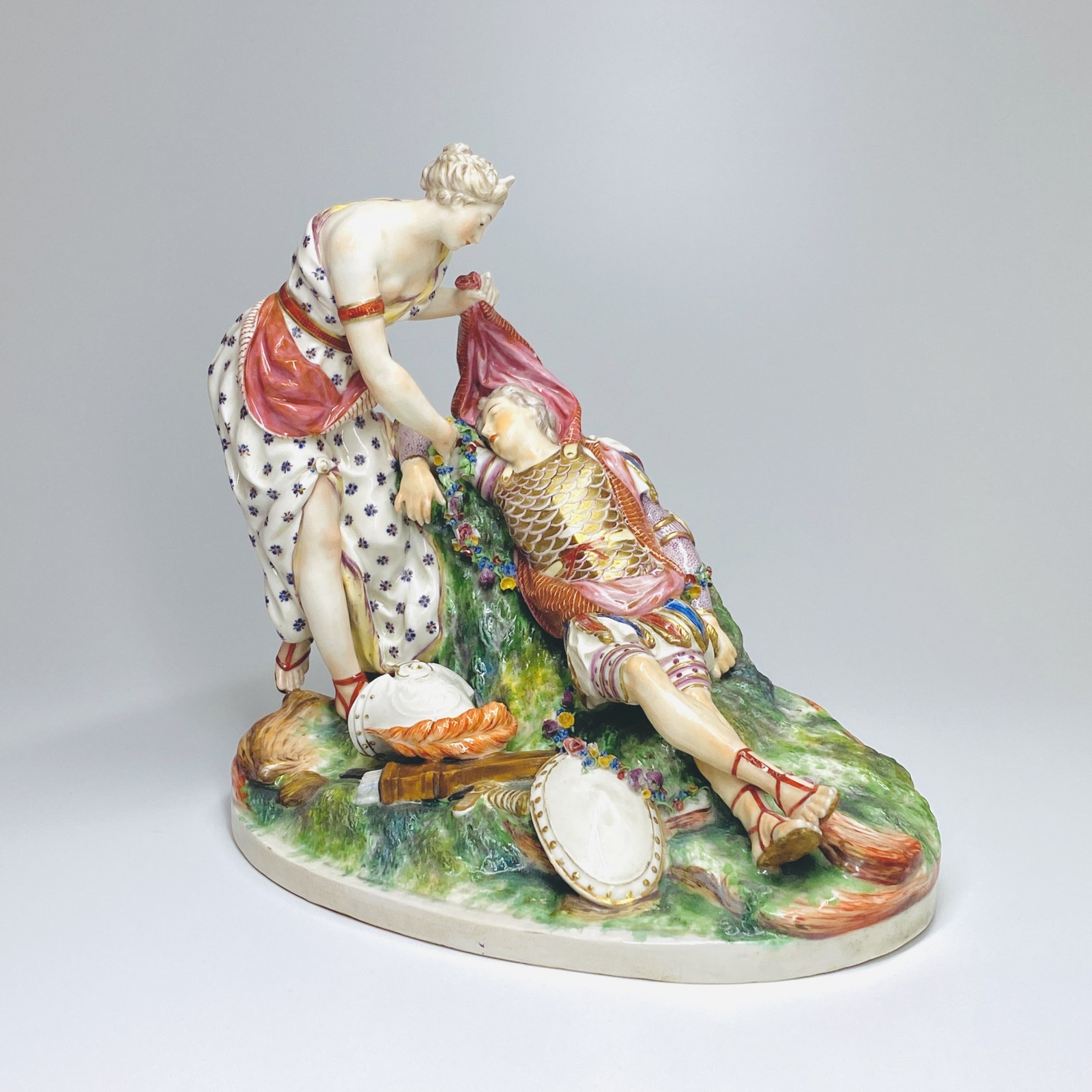 Niderviller - “Renaud and Armide” porcelain group - Eighteenth century