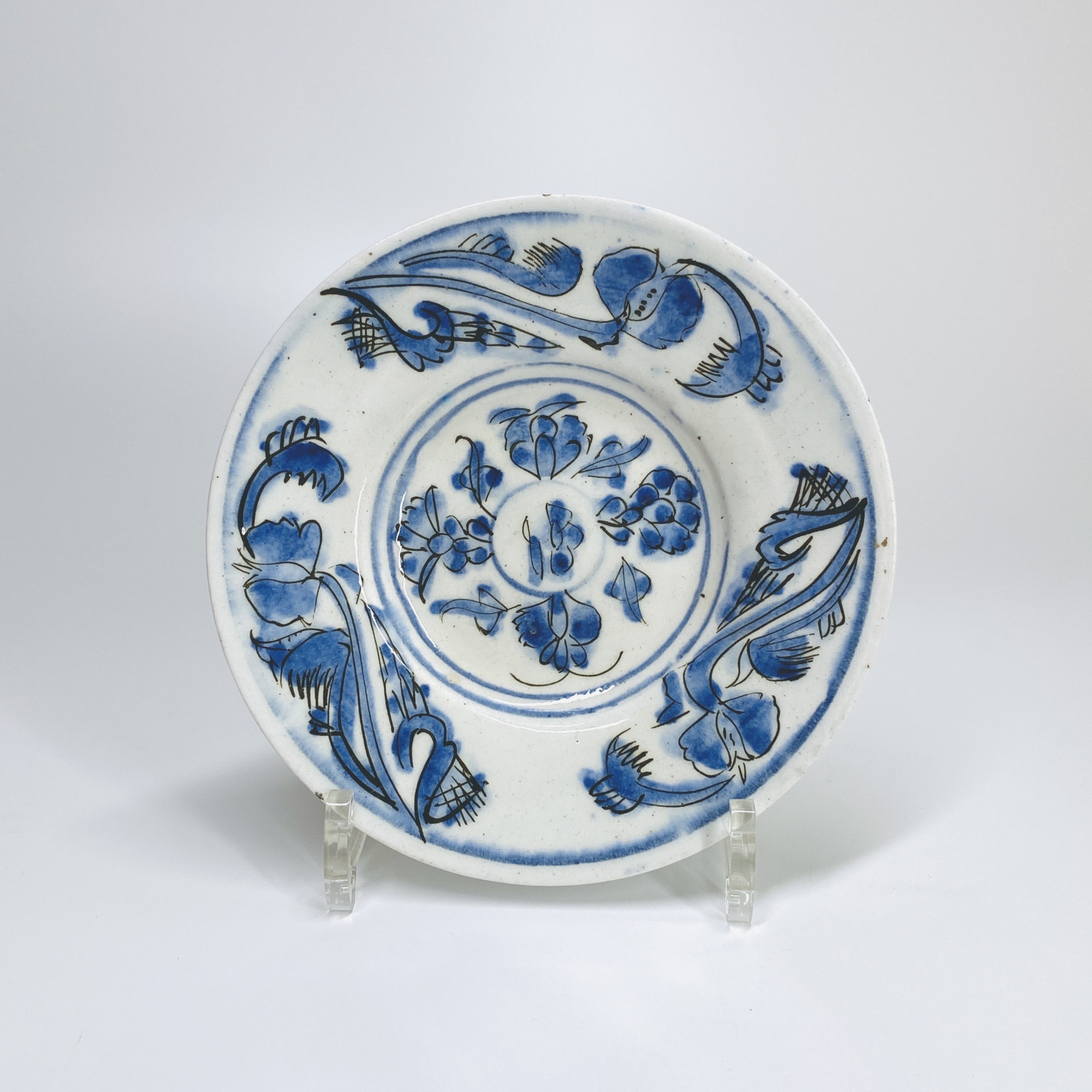 Kutahya (Turquie ottomane) - Trois coupelles à décor floral - XVIIIe siècle