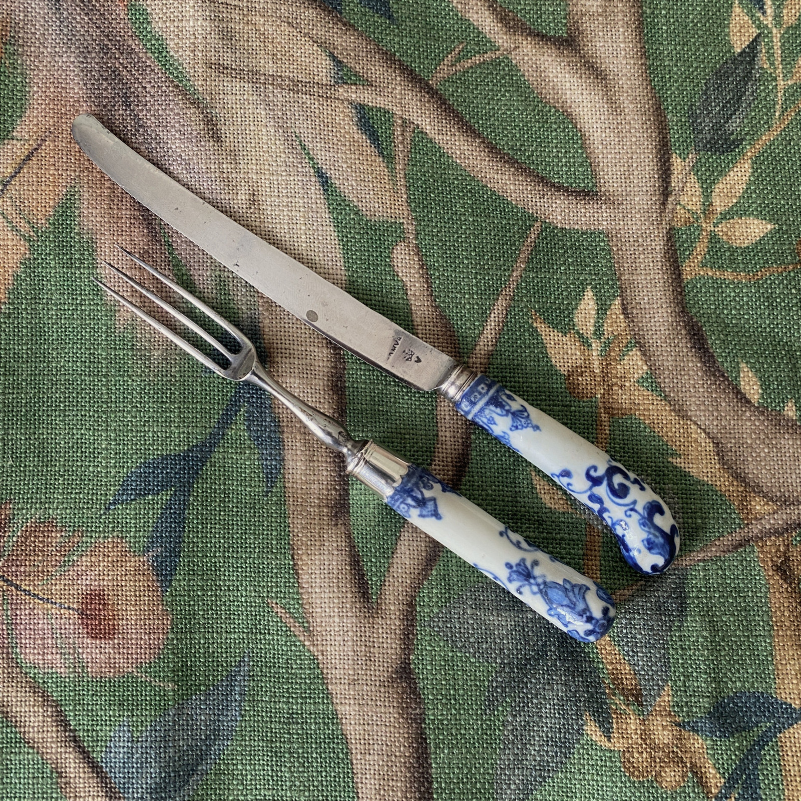 Saint-Cloud - A knife and a fork - Eighteenth century