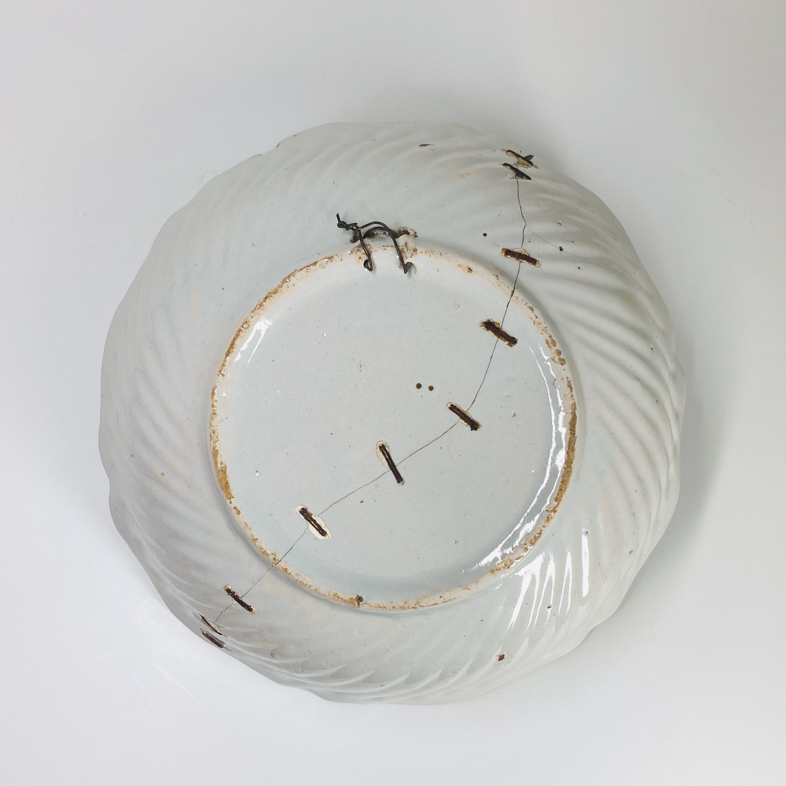 Nevers - Patronymic salad bowl called "au pont de Nevers" - Early nineteenth century