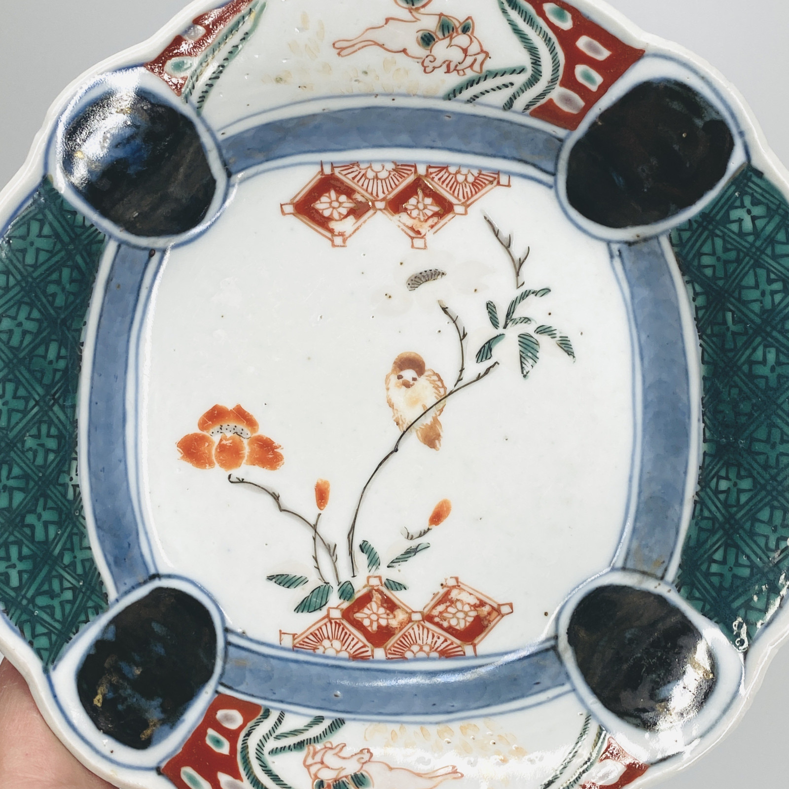 Bol en porcelaine japonaise de Kutani - XVIIIe siècle