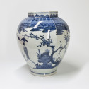Arita (Japon) - Vase à décor en camaïeu bleu - Vers 1700