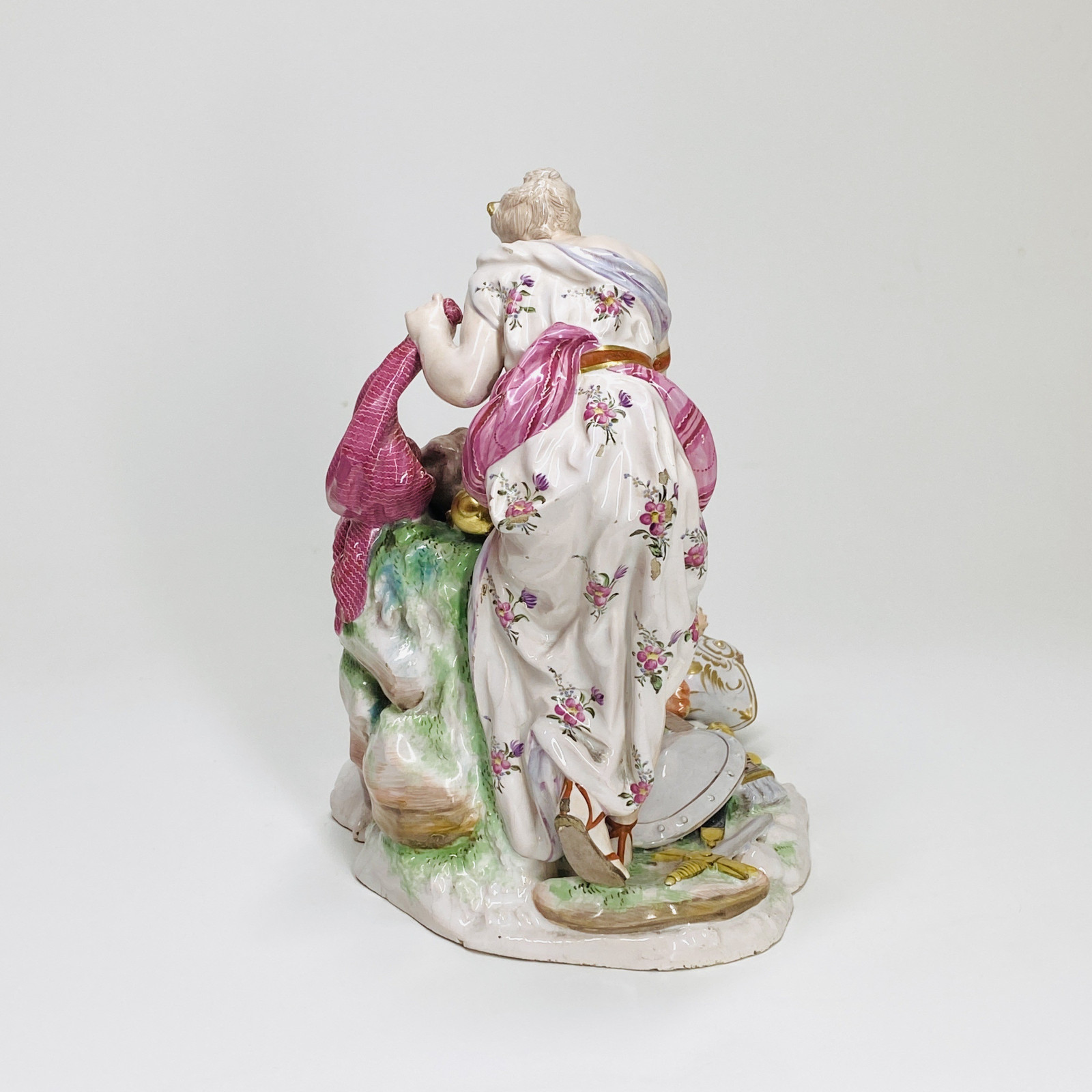 Niderviller - Earthenware group "Renaud and Armide asleep" - Eighteenth century