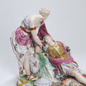 Niderviller - Earthenware group "Renaud and Armide asleep" - Eighteenth century