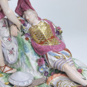 Niderviller - Earthenware group "Renaud and Armide asleep" - Eighteenth century