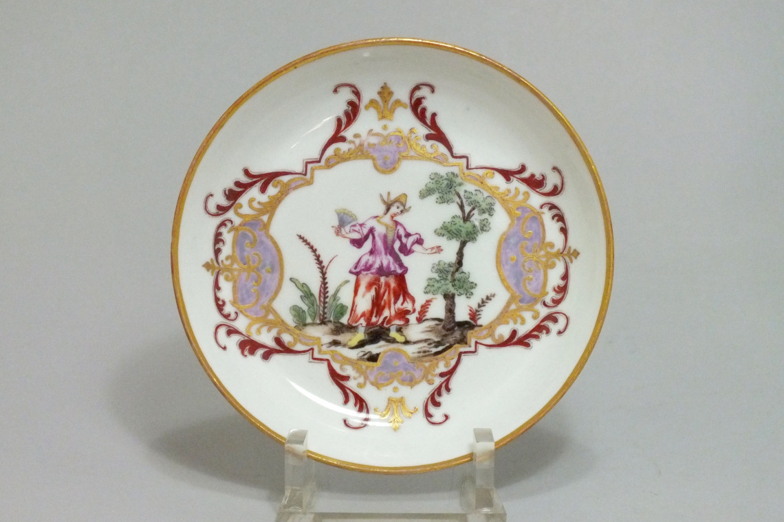 Doccia (italie) - Deux tasses à décor "alla Sassone" - XVIIIe Siècle