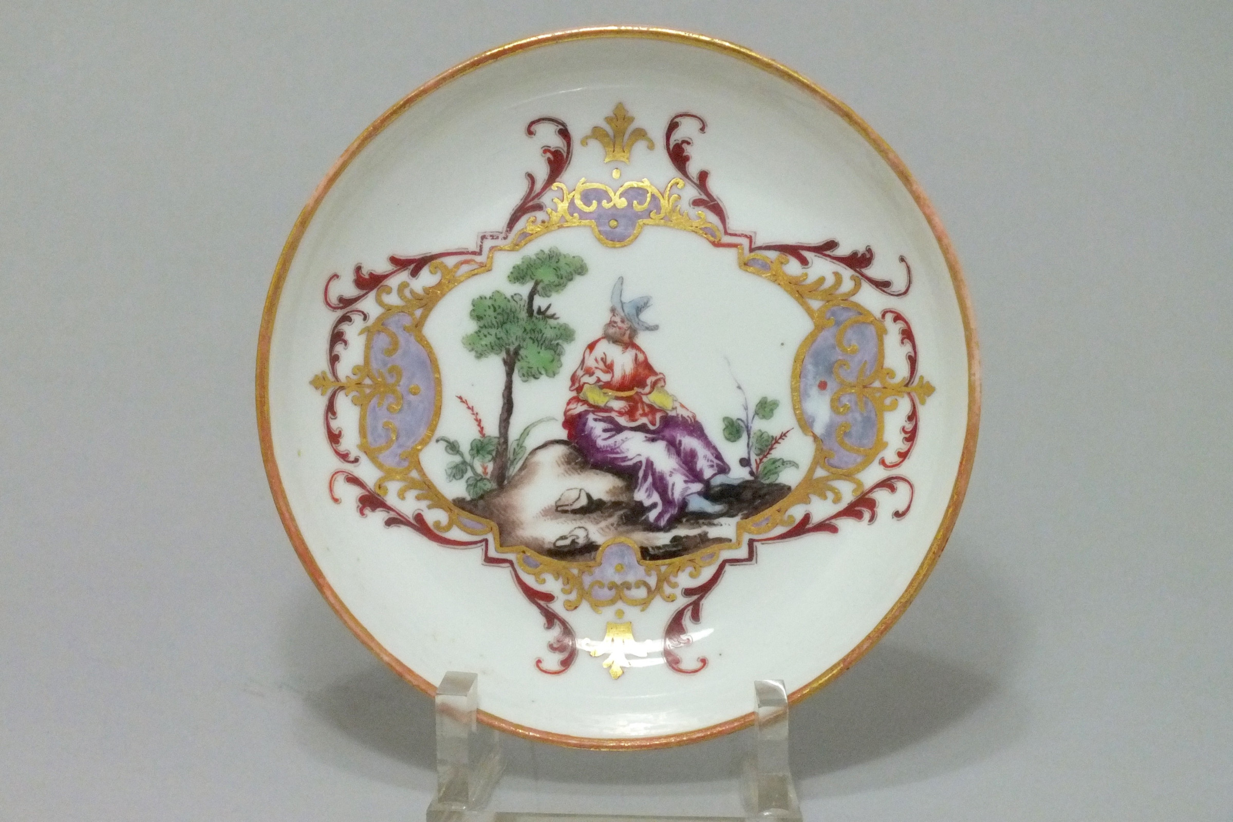 Doccia (italie) - Deux tasses à décor "alla Sassone" - XVIIIe Siècle