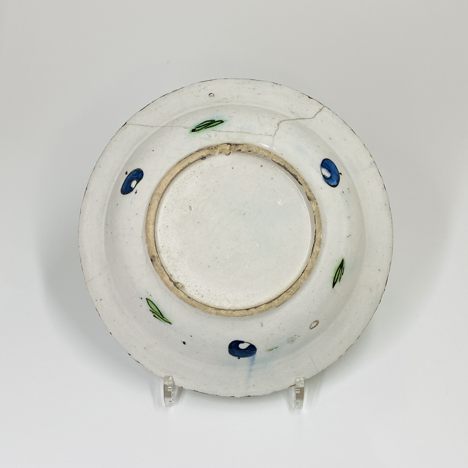 Iznik - Turquie ottomane - Plat tabak à la palme saz - Vers 1600