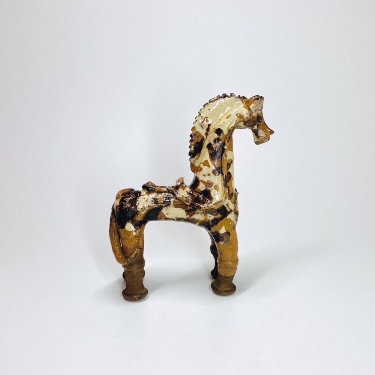 Aquamanile in the shape of a horse, Turkey, Canakkale - Nineteenth century