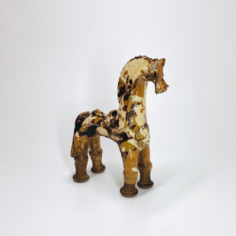 Aquamanile in the shape of a horse, Turkey, Canakkale - Nineteenth century