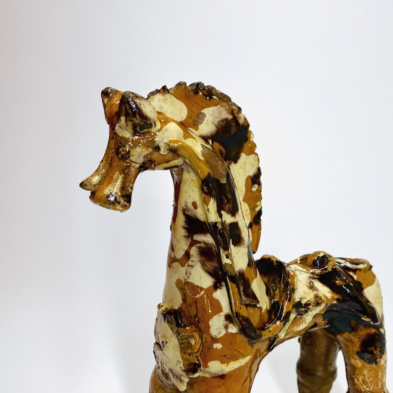 Aquamanile in the shape of a horse, Turkey, Canakkale - Nineteenth century