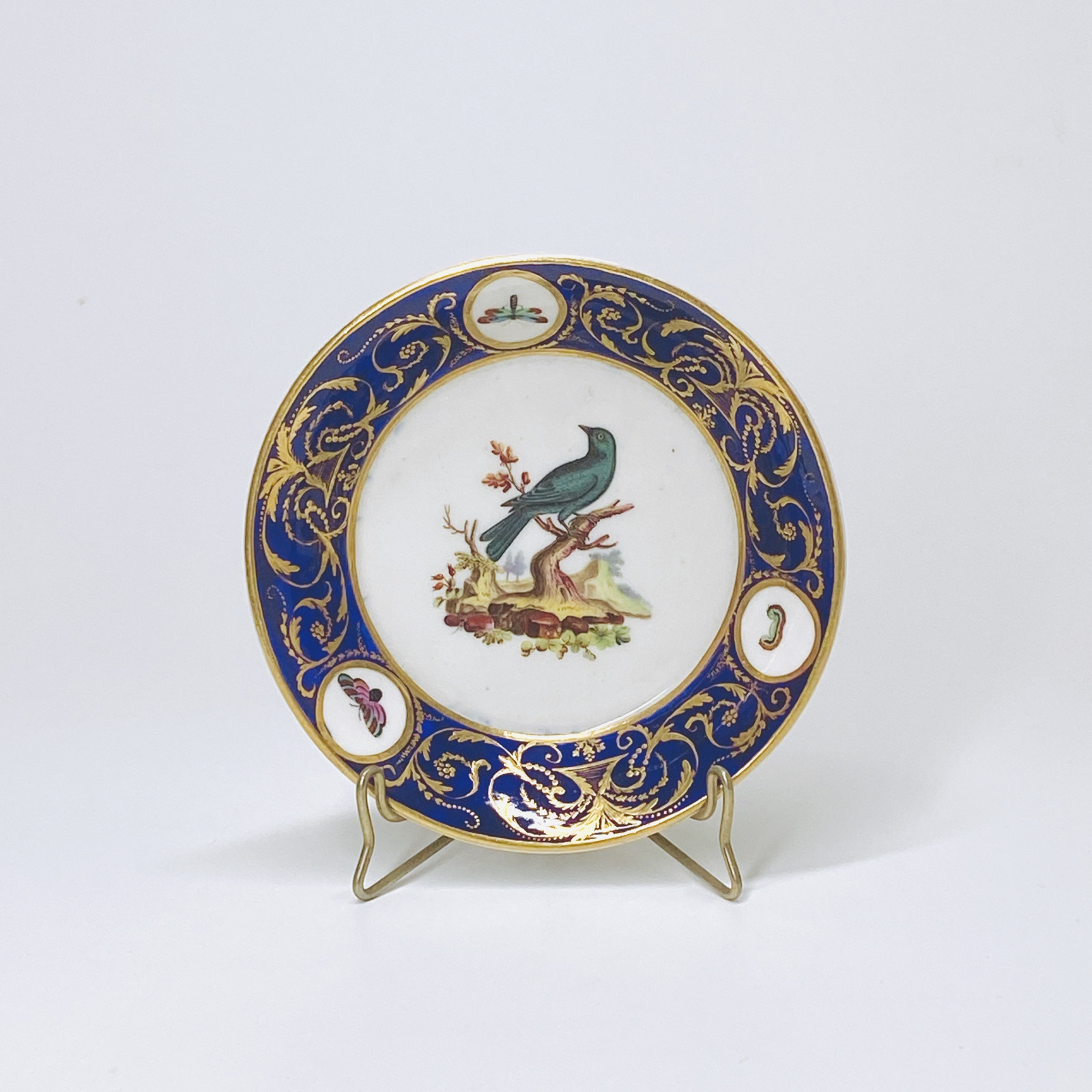 Tournai - Two rare cups called "To the birds of Buffon", from the service of the Duke of Orléans - 1787-1792 - Price on request.