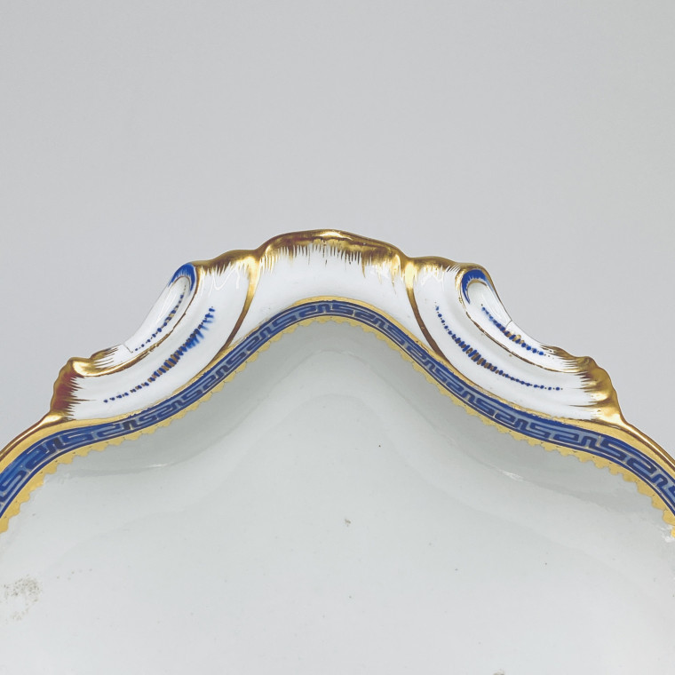 Tournai - Pair of compotes in the shape of a shell - Eighteenth century