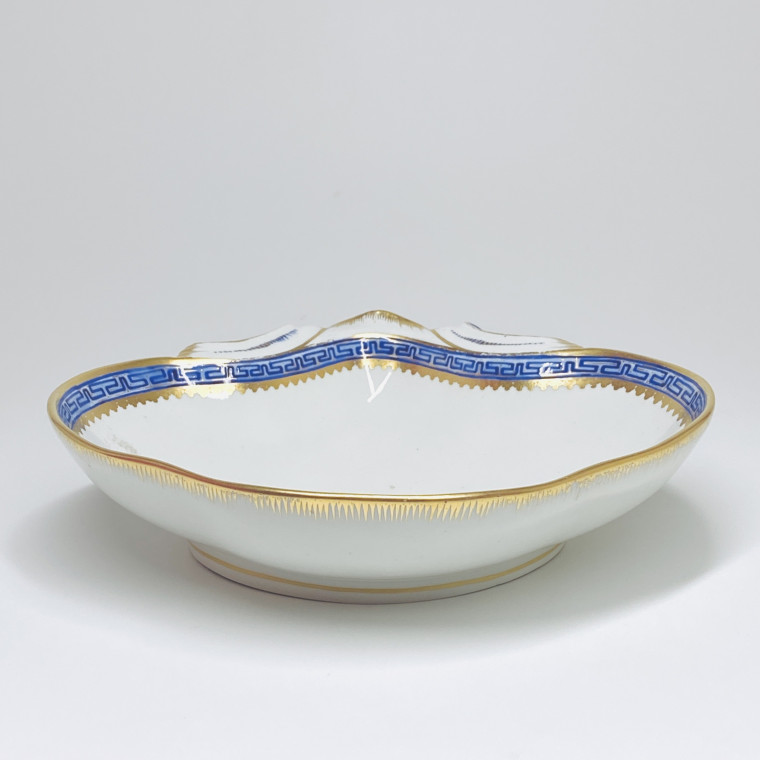 Tournai - Pair of compotes in the shape of a shell - Eighteenth century