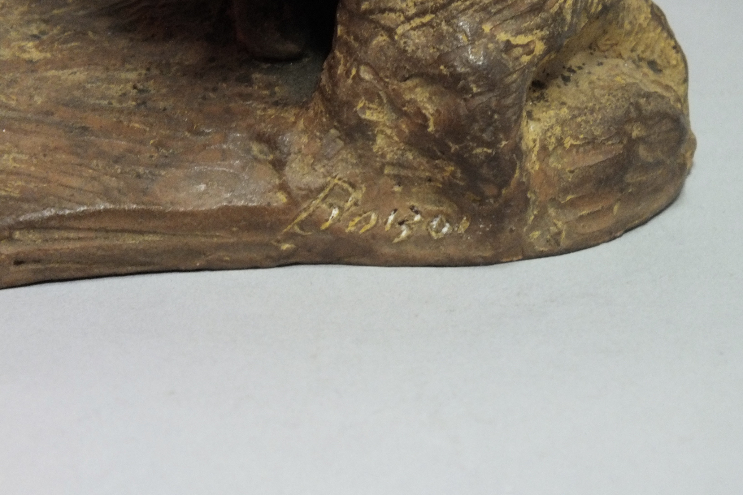 Paire de statuettes en terre cuite «Les enfants d'histoire naturelle» d'après Boizot.