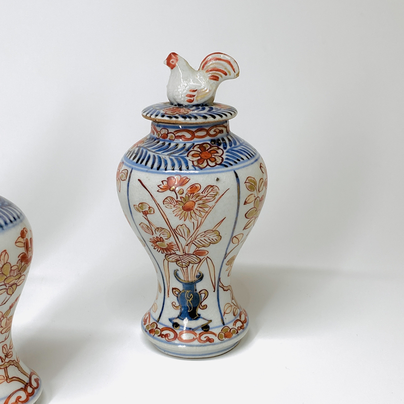 Japanese porcelain trim with Imari decoration - Arita - Early eighteenth century