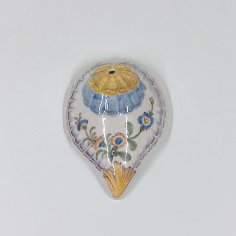 Varages - Rare pichet décoré d'une scène représentant "Le contrat mariage" - XVIIIe siècle