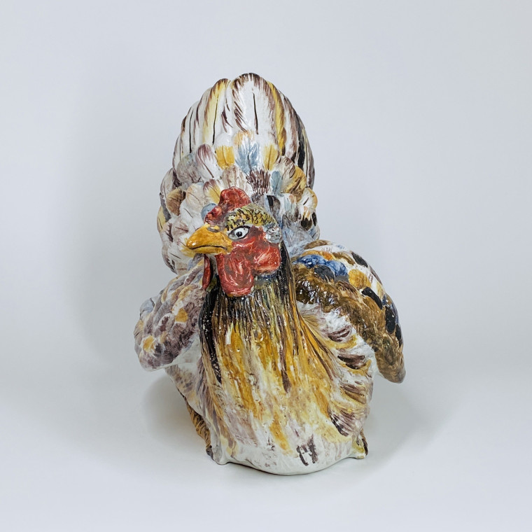 Terrine en trompe-l'oeil en forme de poule - Fin du XVIIIe siècle