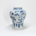 Delft - Deux potiches à décor aux chinois - Fin du XVIIe siècle
