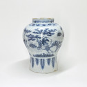 Delft - Deux potiches à décor aux chinois - Fin du XVIIe siècle