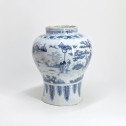 Delft - Deux potiches à décor aux chinois - Fin du XVIIe siècle