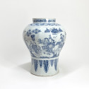 Delft - Deux potiches à décor aux chinois - Fin du XVIIe siècle