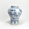 Delft - Deux potiches à décor aux chinois - Fin du XVIIe siècle