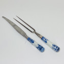 Saint-Cloud - Carving knife and fork - early eighteenth century