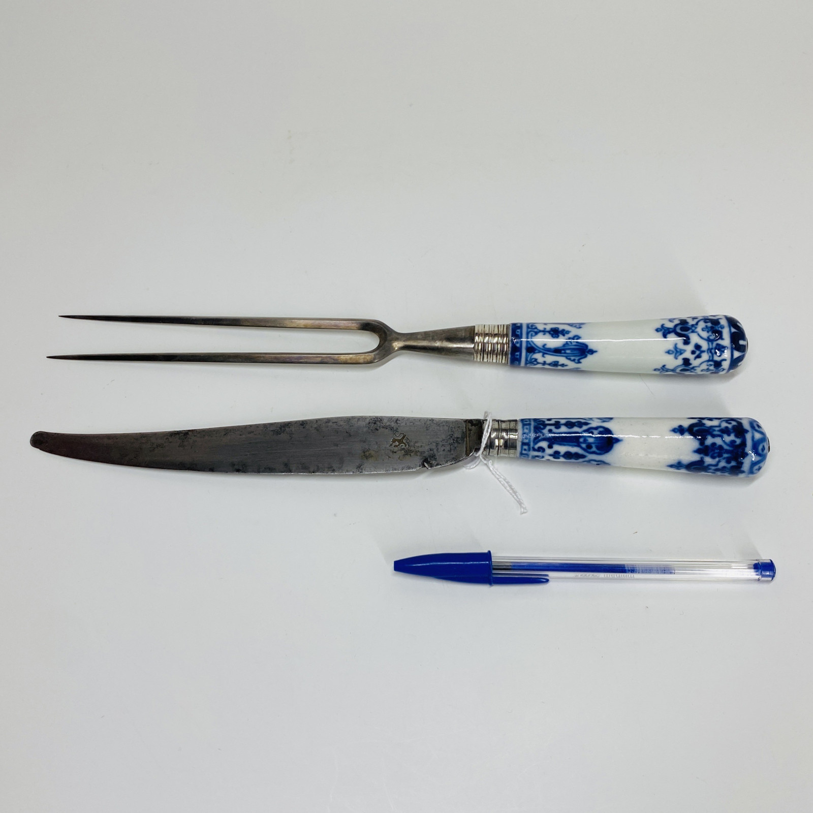 Saint-Cloud - Carving knife and fork - early eighteenth century