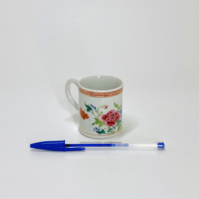 Chine - Chope miniature de la famille rose - Époque Qianlong