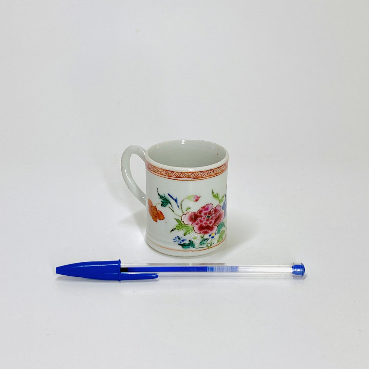 Chine - Chope miniature de la famille rose - Époque Qianlong