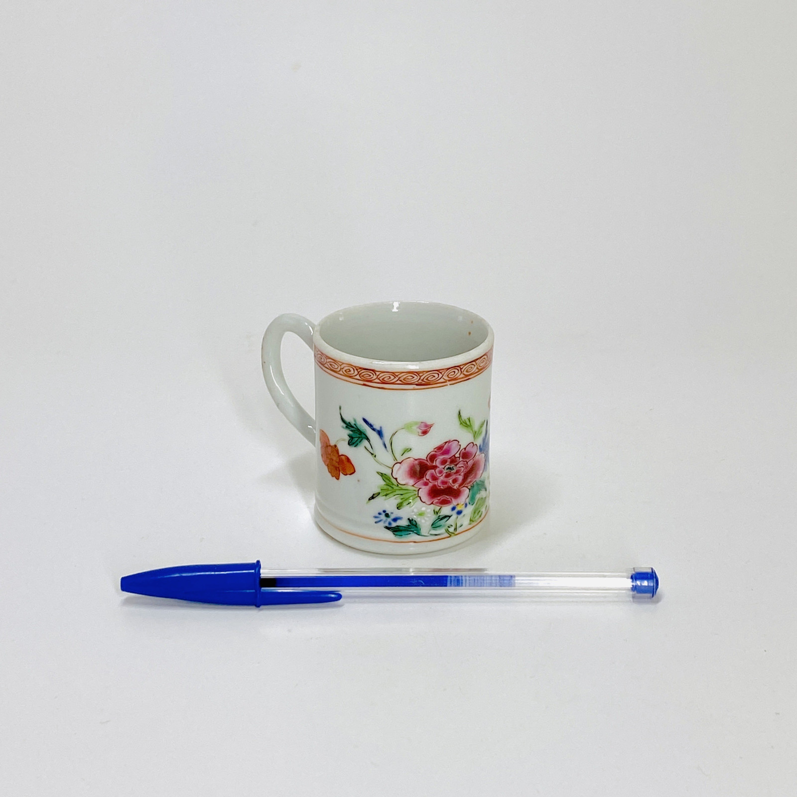 Chine - Chope miniature de la famille rose - Époque Qianlong