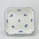 Arras - Rectangular dish in soft porcelain - Eighteenth century