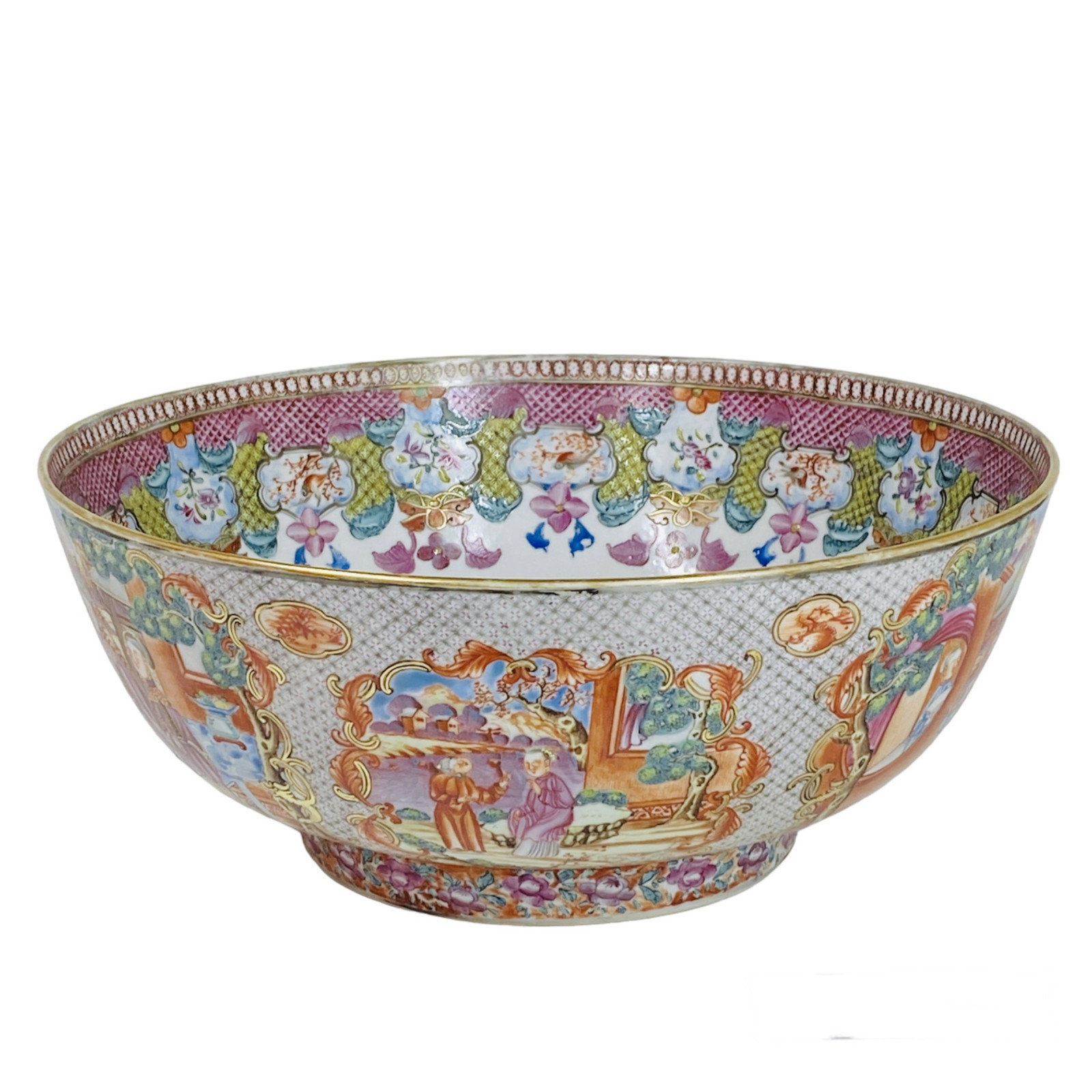 China - India Company porcelain punch bowl - Qianlong period 1736 - 1795