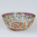 Chine - Bol à punch en porcelaine de la compagnies des Indes - Époque Qianlong 1736 - 1795