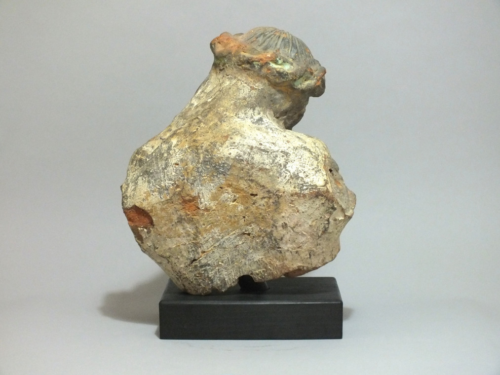 Christ en terre cuite polychrome - XVIe Siècle