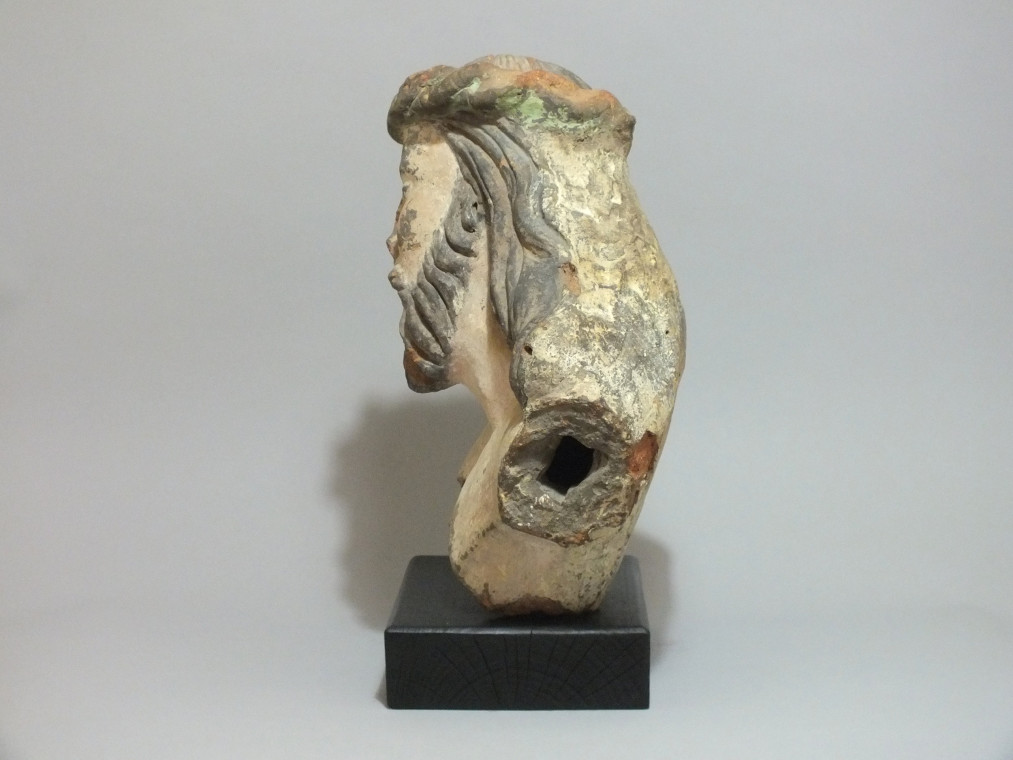 Christ en terre cuite polychrome - XVIe Siècle