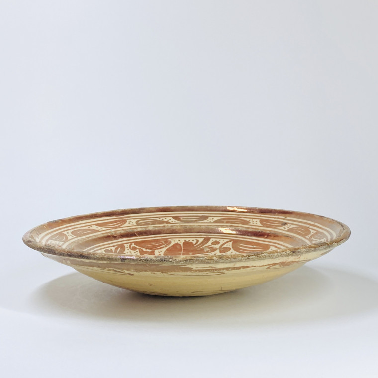 Manisès - Plat Hispano-mauresque - Fin du XVIIe siècle